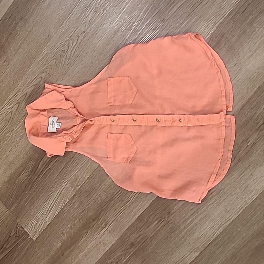 AMERICAN EAGLE BUTTON DOWN SLEEVELESS